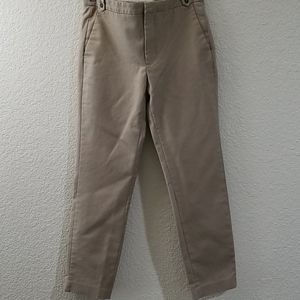 ZARA's tan ankle pants